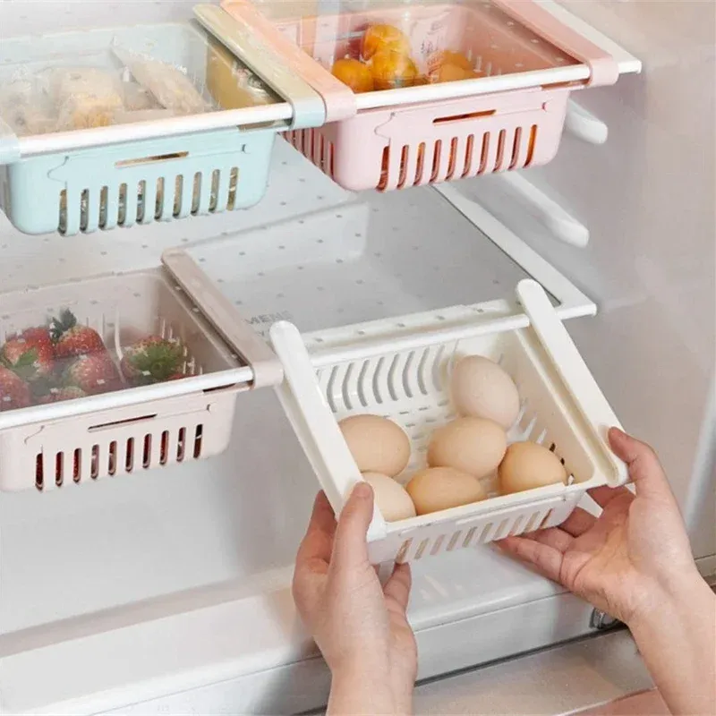 Adjustable Fridge Organizer Rack 1