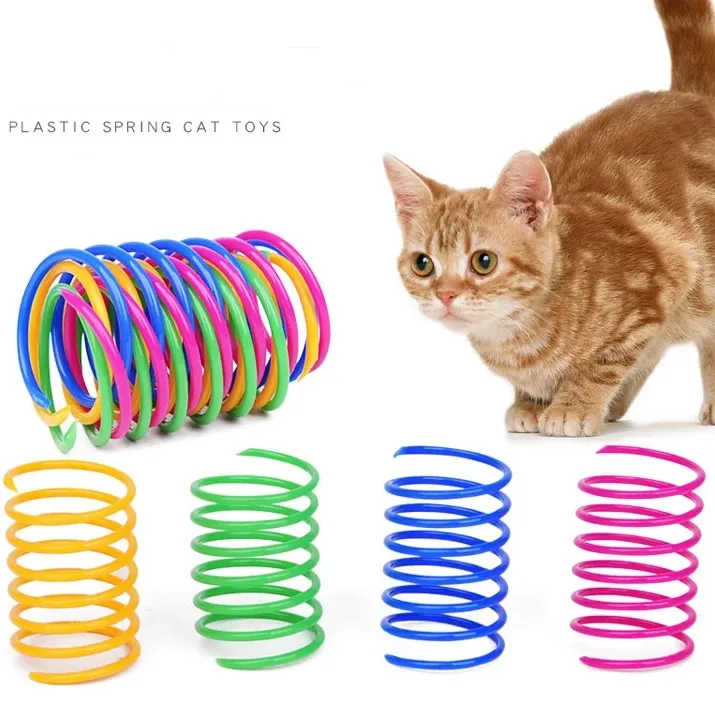Coil Spiral Spring Cat Toy 5