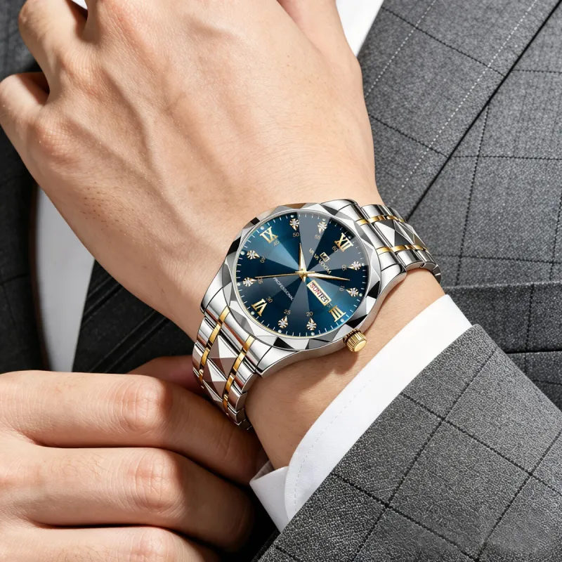 VA VA VOOM Rhinestone Men's Watch 41mm 6