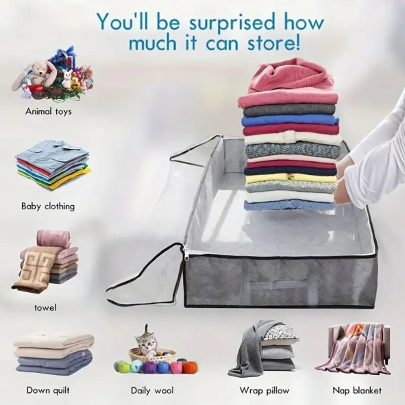 Under Bed Quilt Storage Organizer Bag 4