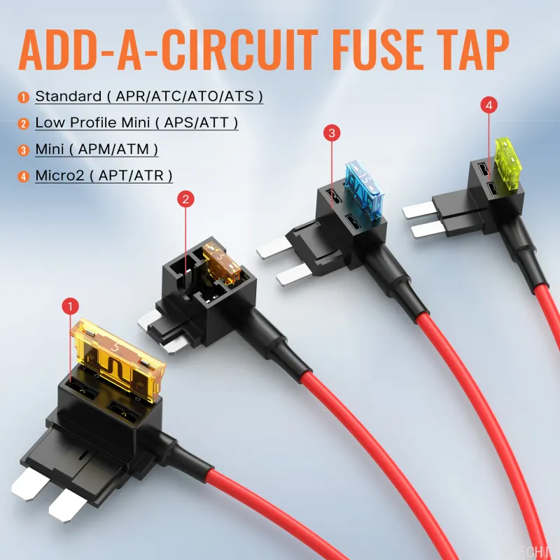 16Pcs Micro2 Low Profile Fuse Tap Kit 4
