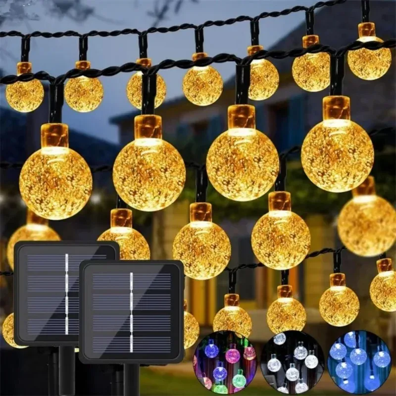 Solar Crystal Ball Festoon Lights 4