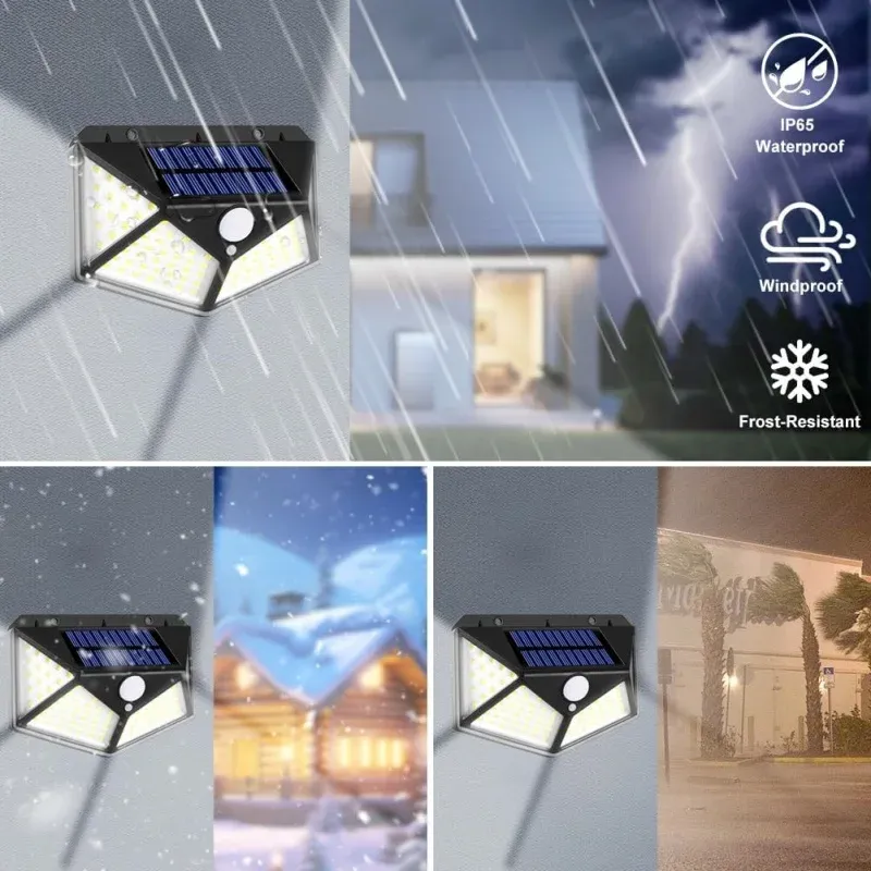 100 LED Solar Security Lights 2