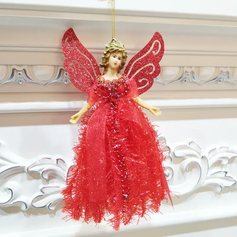Glitter Christmas Angel Tree Topper 3