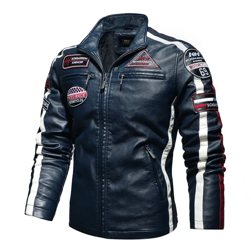 Vintage Motorcycle Biker Jacket 1