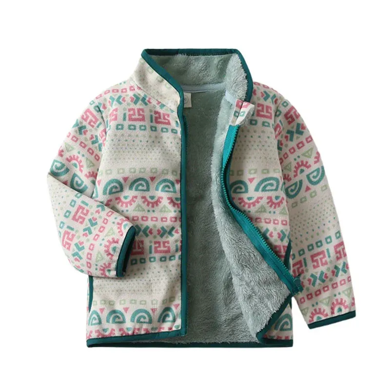 Kids Cartoon Fleece Winter Jacket 3