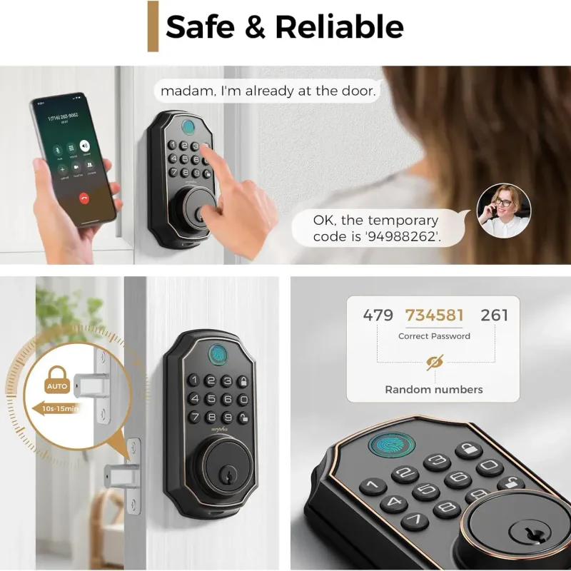 Arpha D280W WIFI Smart Door Lock 5