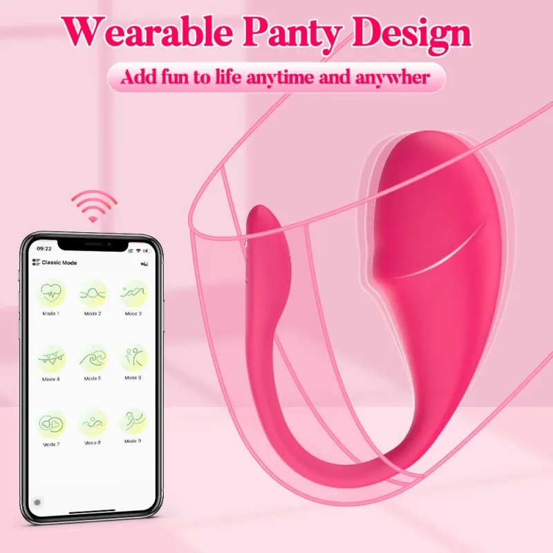 Wireless Remote Panties Vibrator with App 3