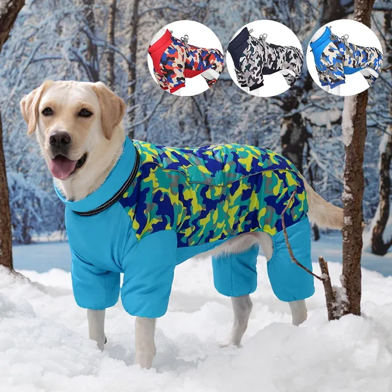 Waterproof Winter Dog Jacket for Large Breeds 1