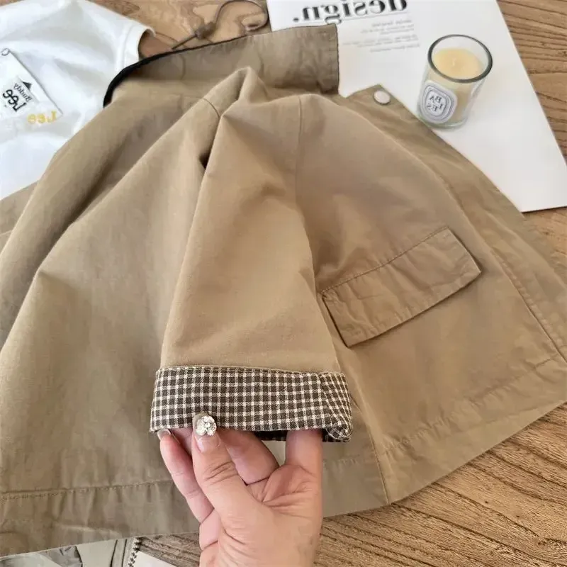 Kids Korean Baggy Windbreaker Jacket 4
