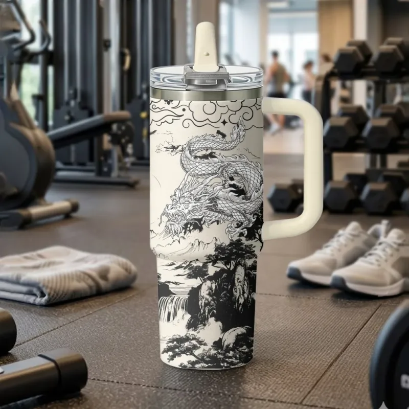 Chinese Dragon Vacuum Flask 40oz 6