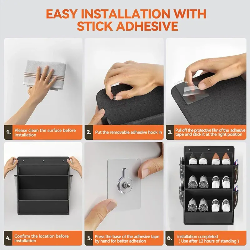 3-Layer Door-Mounted Shoe Rack 6