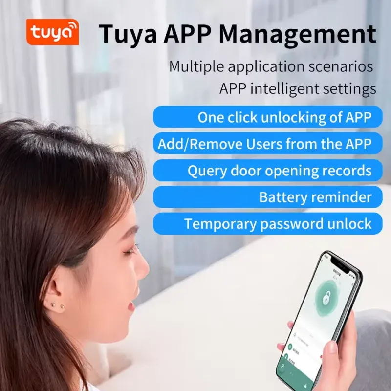 Tuya Smart Fingerprint Door Lock 2
