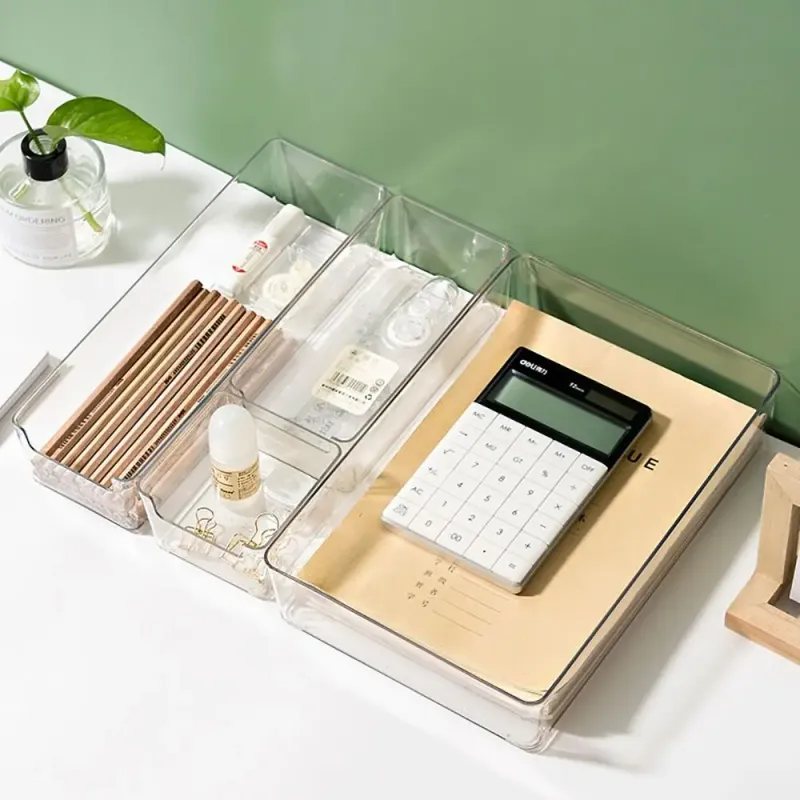 Clear Stackable Drawer Organizers 6
