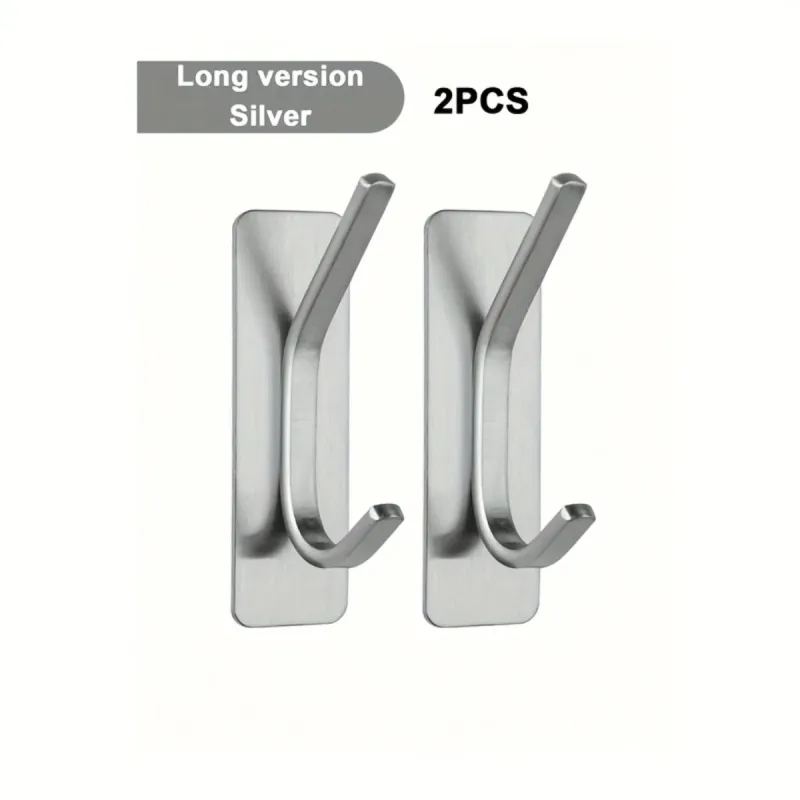 No Drill Adhesive Wall Hooks (4-Pack) 4