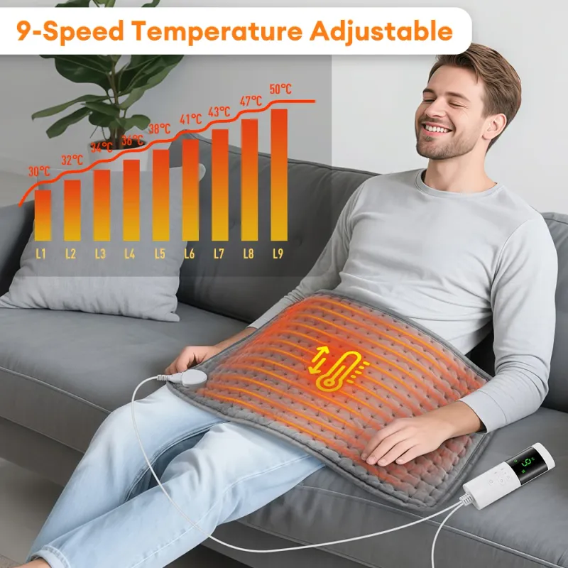 Electric Heating Pad 9 Heat Levels 3