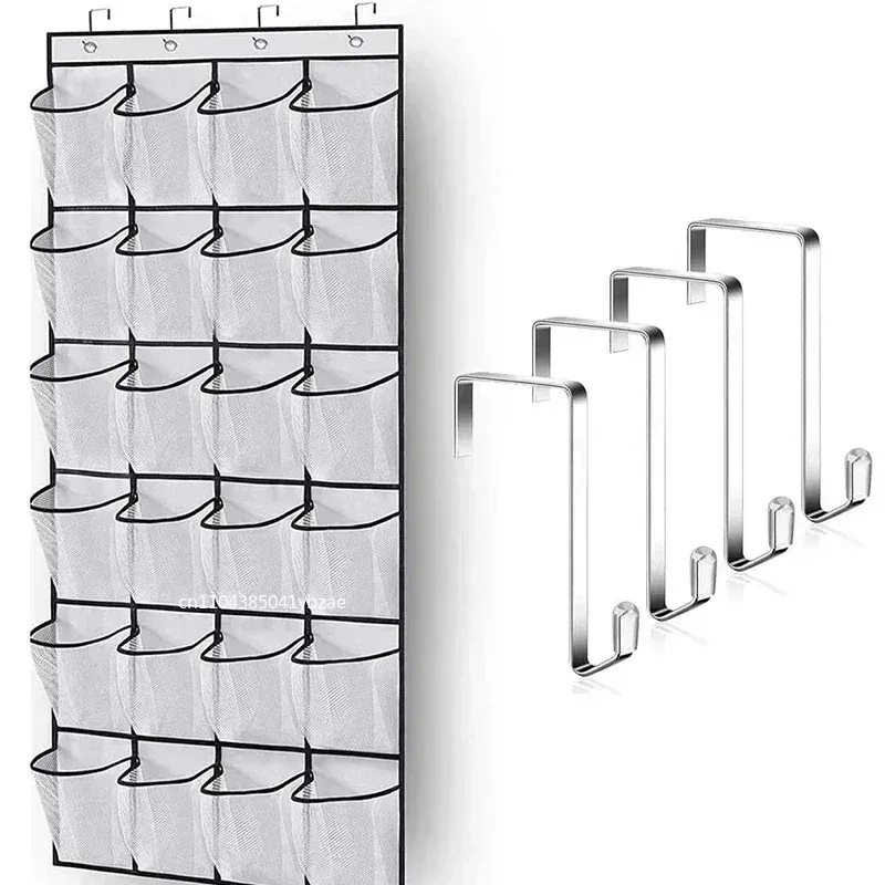 24-Pocket Wall-Mounted Shoe Organizer 3