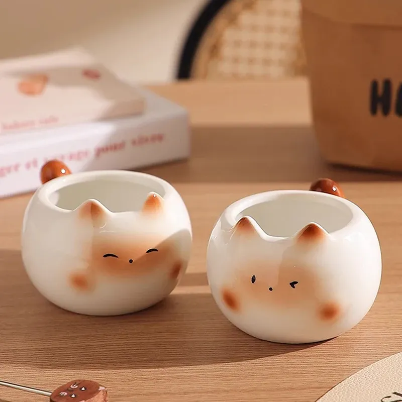 Siamese Cat Coffee Cup – Cute Kitten Mug 4