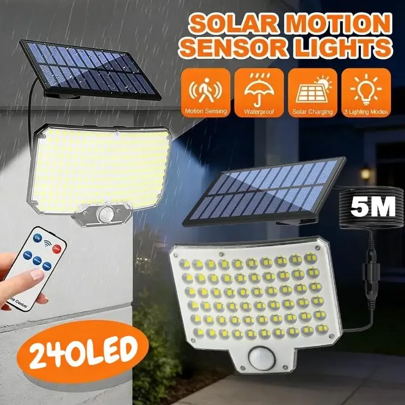 Solar Motion Sensor Flood Light 1