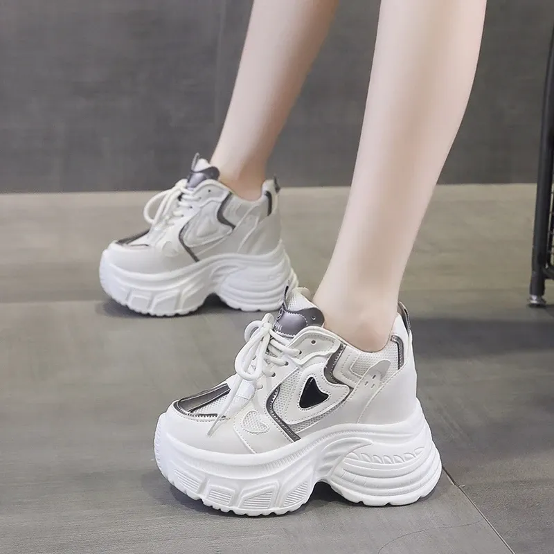 10CM Platform Mesh Sneakers for Women 3