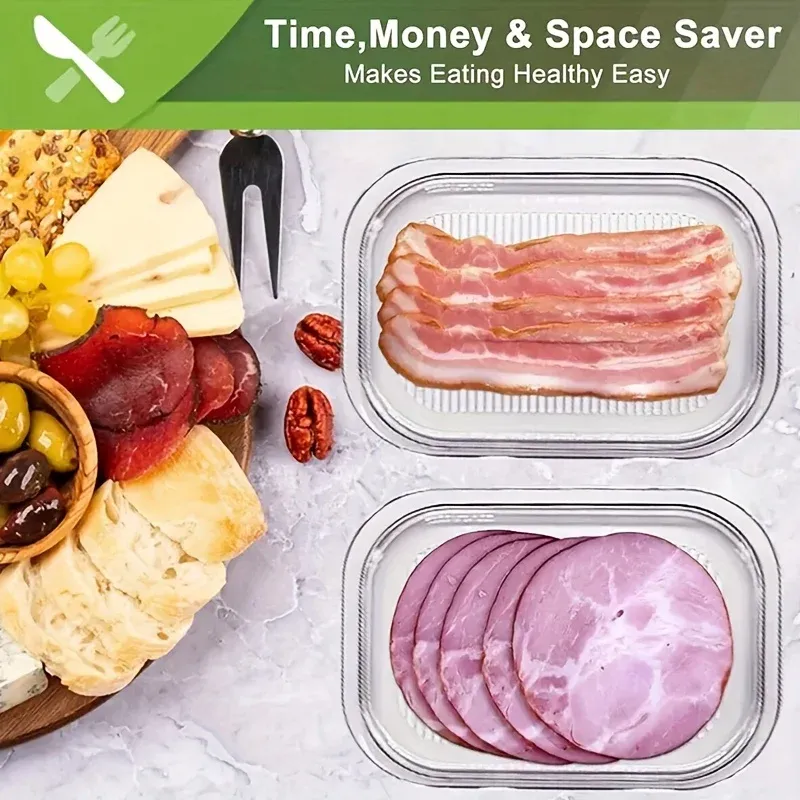 3-Layer Clear Meat Storage Containers 5