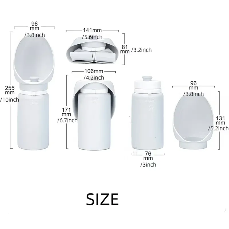 Portable Pet Water Bottle 550ml 2