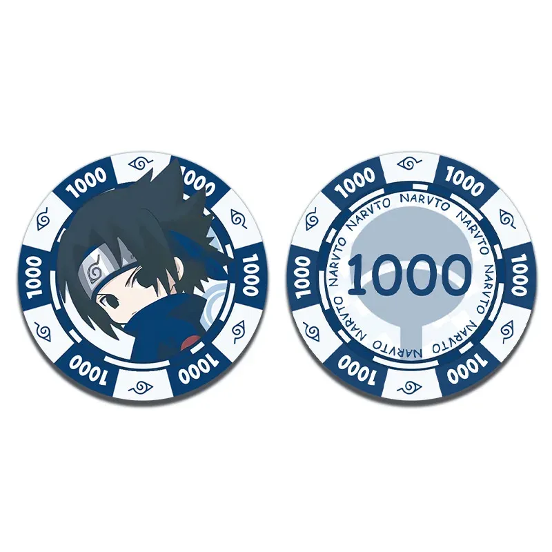 Naruto Acrylic Poker Chips Set 5