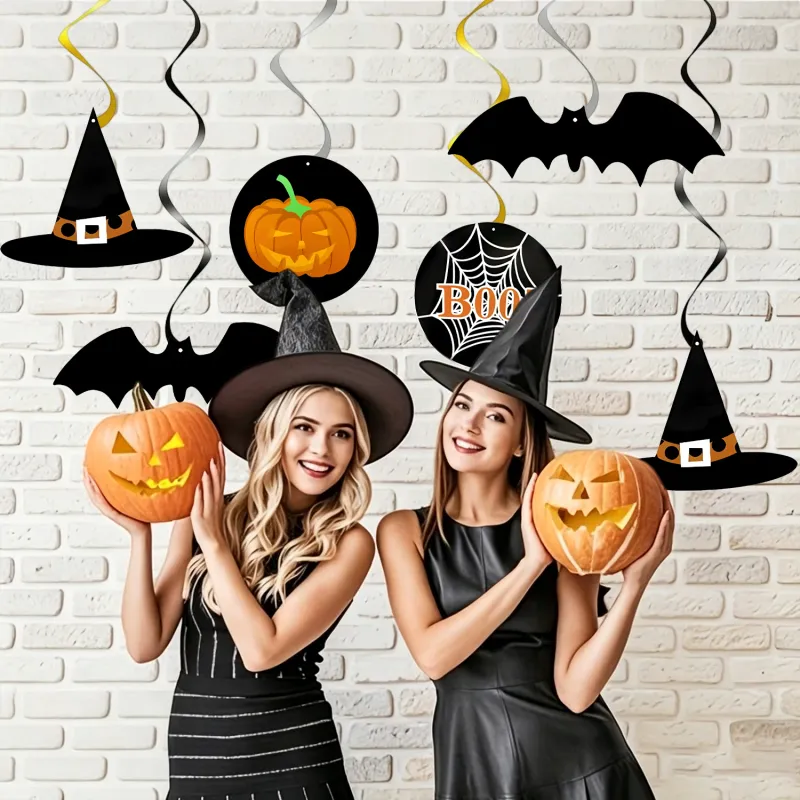 Halloween Swirl Hanging Cutouts Set 1
