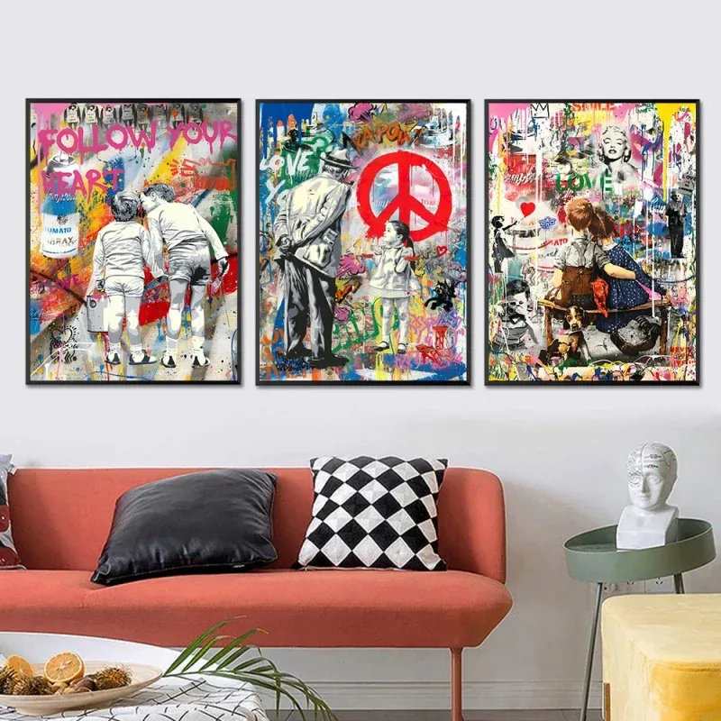 Boho Arch Canvas Wall Art 3-Piece Set 2
