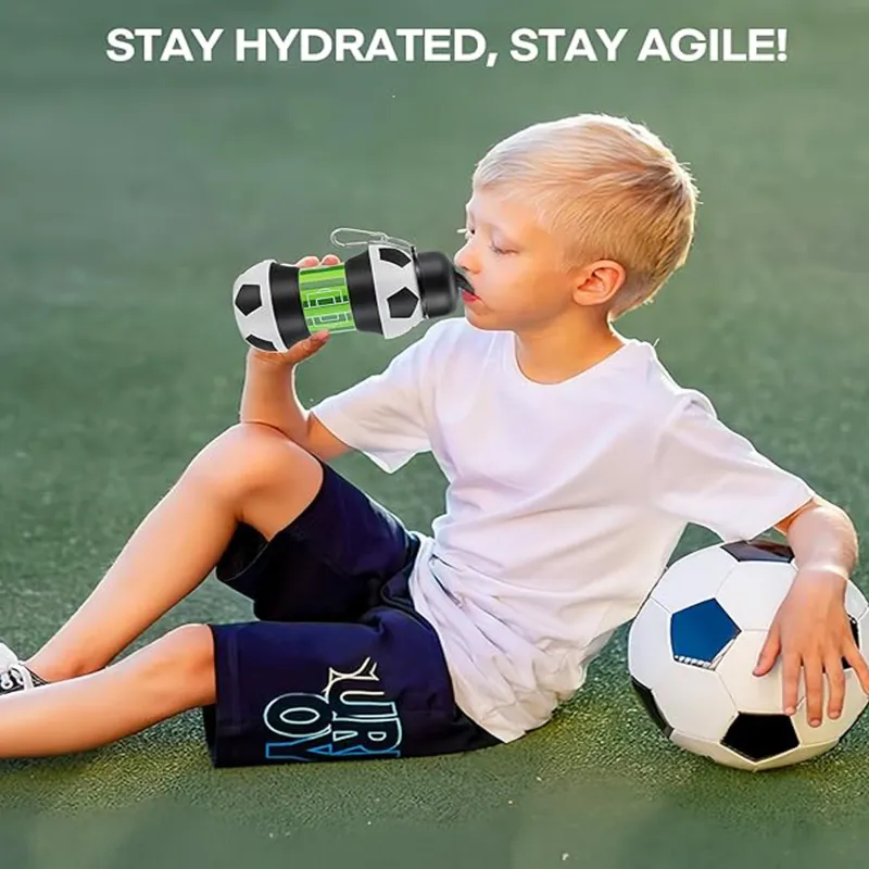 Collapsible Water Bottle with Straw 2
