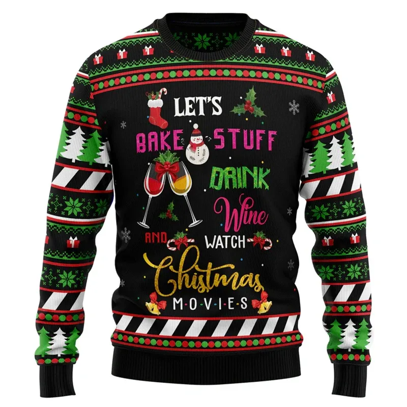 Santa Claus 3D Printed Ugly Christmas Hoodie 4
