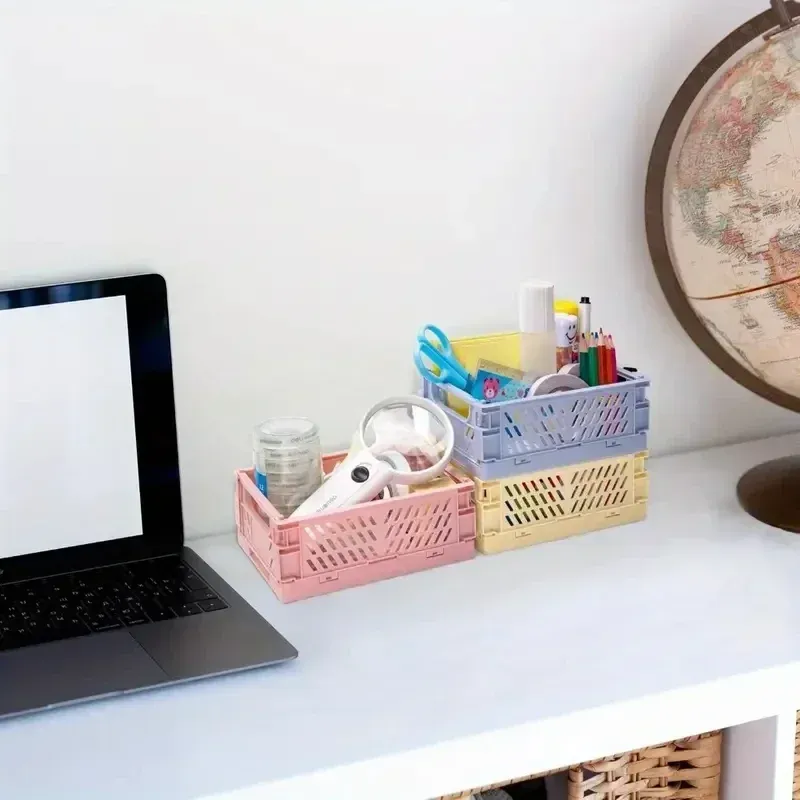 Foldable Storage Baskets with Handles 2