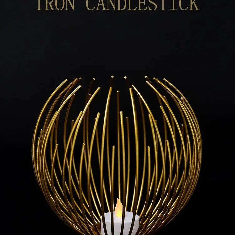 Nordic Metal Candle Lantern Holder 6