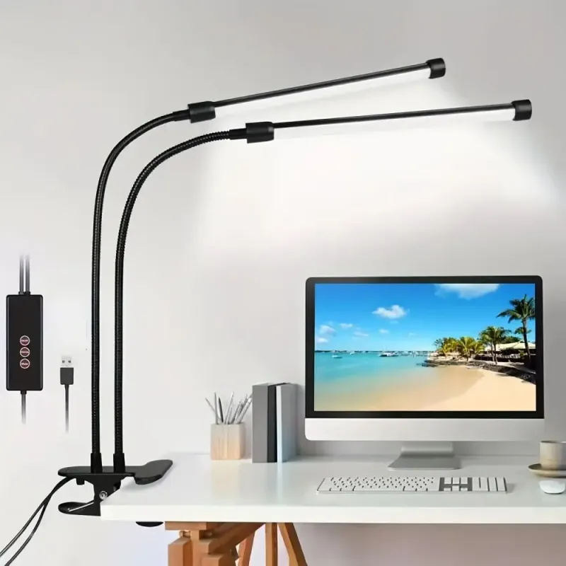 Dimmable LED Desk Lamp with Clamp 1