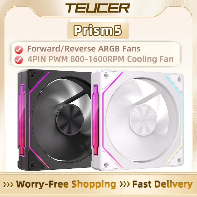 Teucer PRISM 5 PRO 120mm ARGB PWM Fan 1