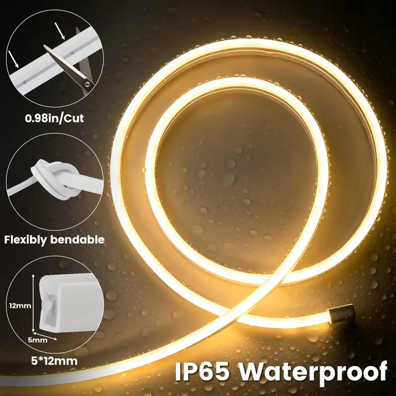 Motion Sensor LED Neon Strip Light 11 Colors 5