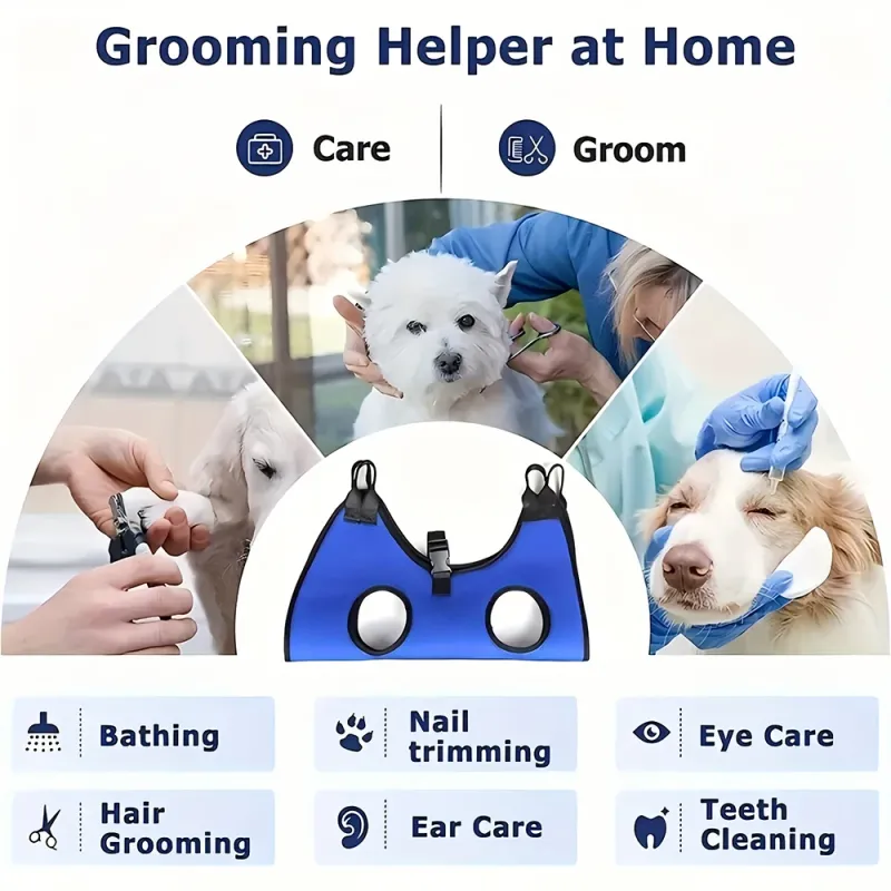Pet Grooming Hammock Restraint Bag 6