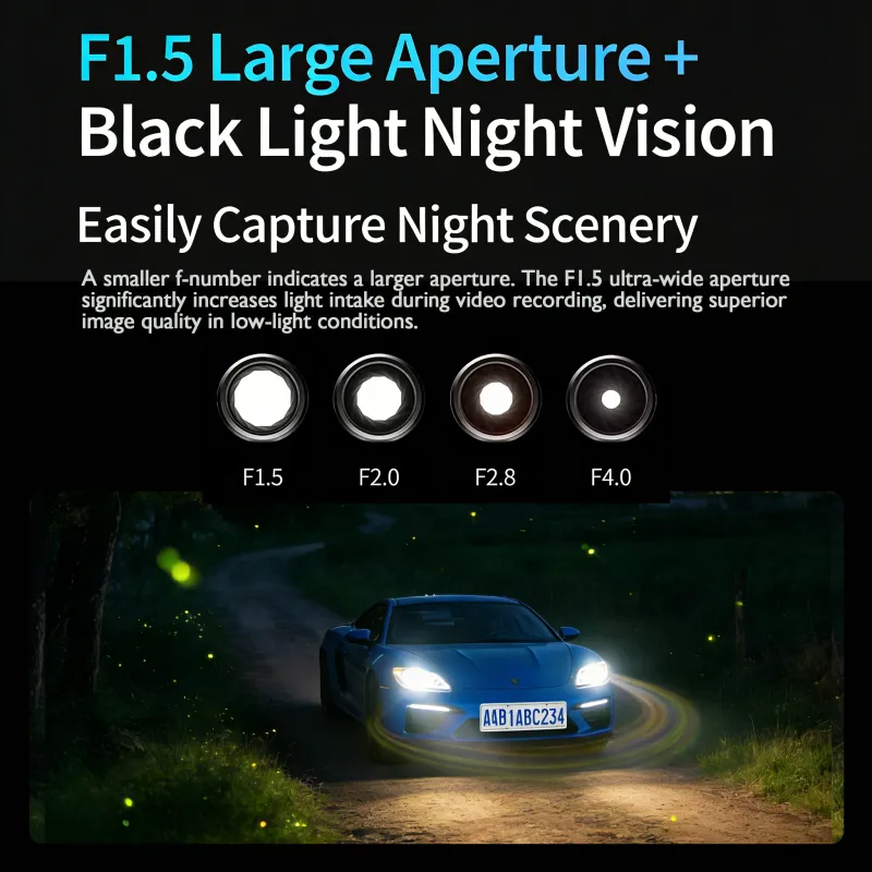 4K WiFi Dual Dash Cam with Night Vision 3