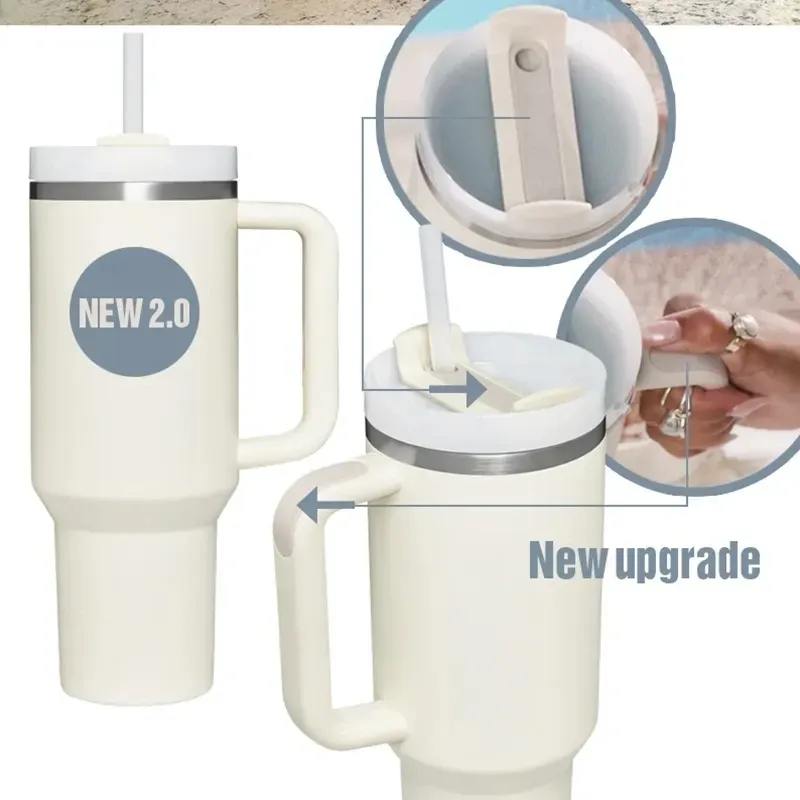 40oz Insulated Tumbler with Handle 4