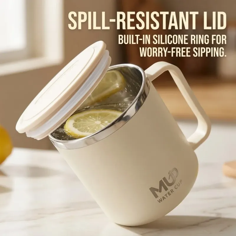 Mini Insulated Coffee Mug with Handle 5