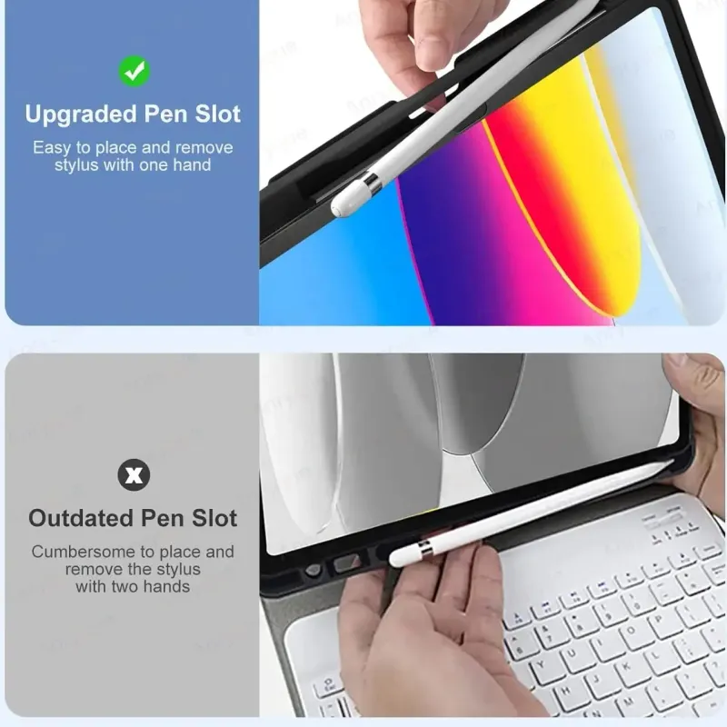iPad Air 11'' M2 Keyboard Case with Pencil Holder 2