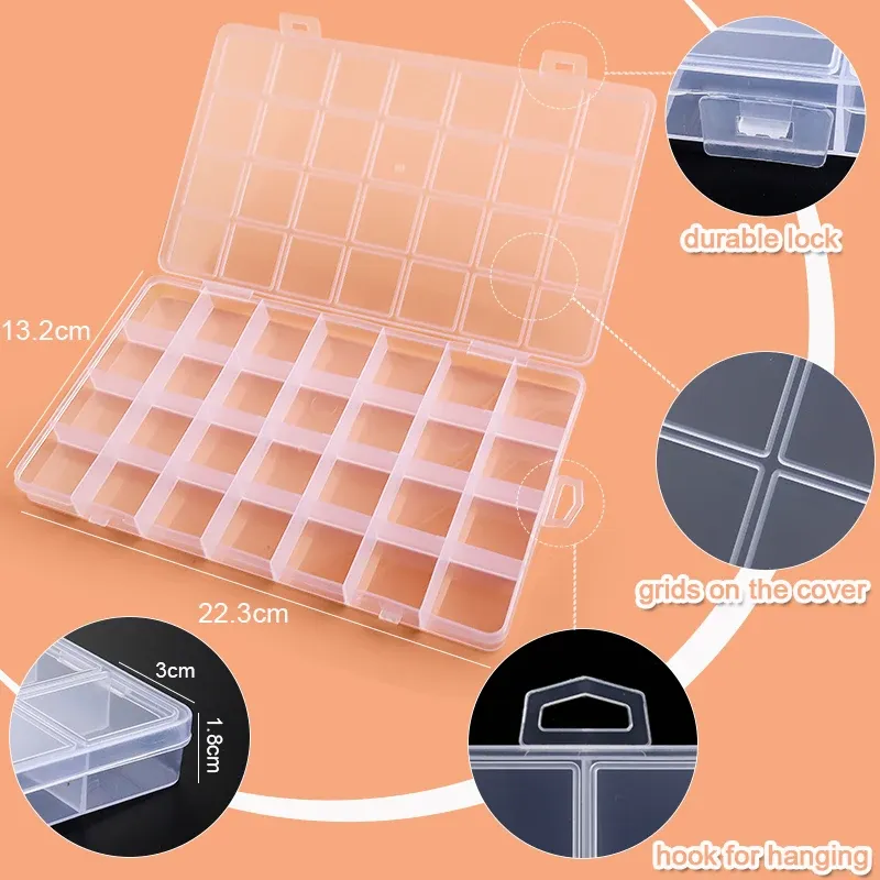Clear Plastic Jewelry Organizer Box 3