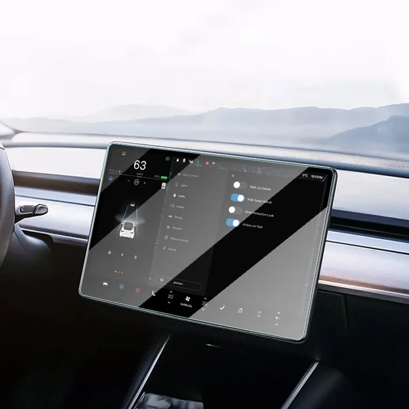 Tesla Model Y/3 Center Console Screen Protector 6