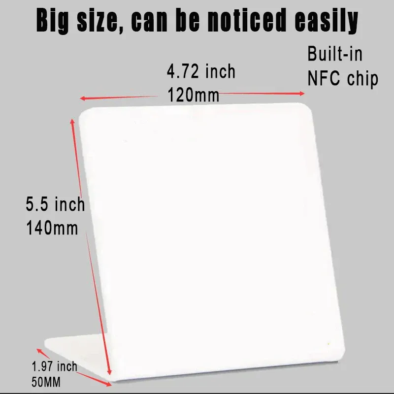 NFC Table Display Stand - NTAG215 Chip 1