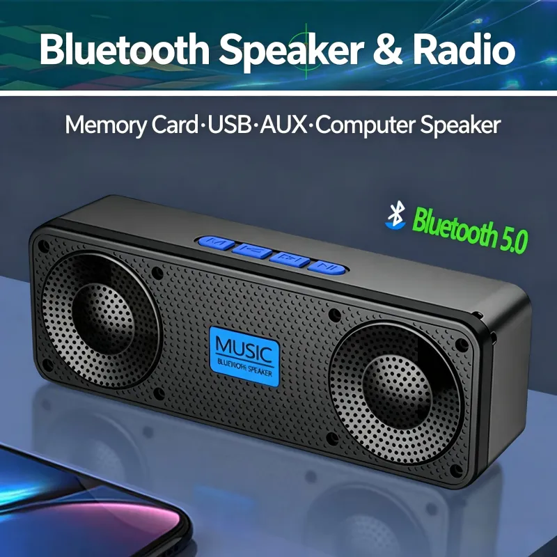 Портативная Bluetooth-колонка S18 с FM-радио 1