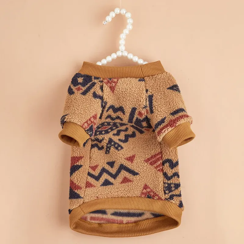 National Style Fleece Pet Sweater 2