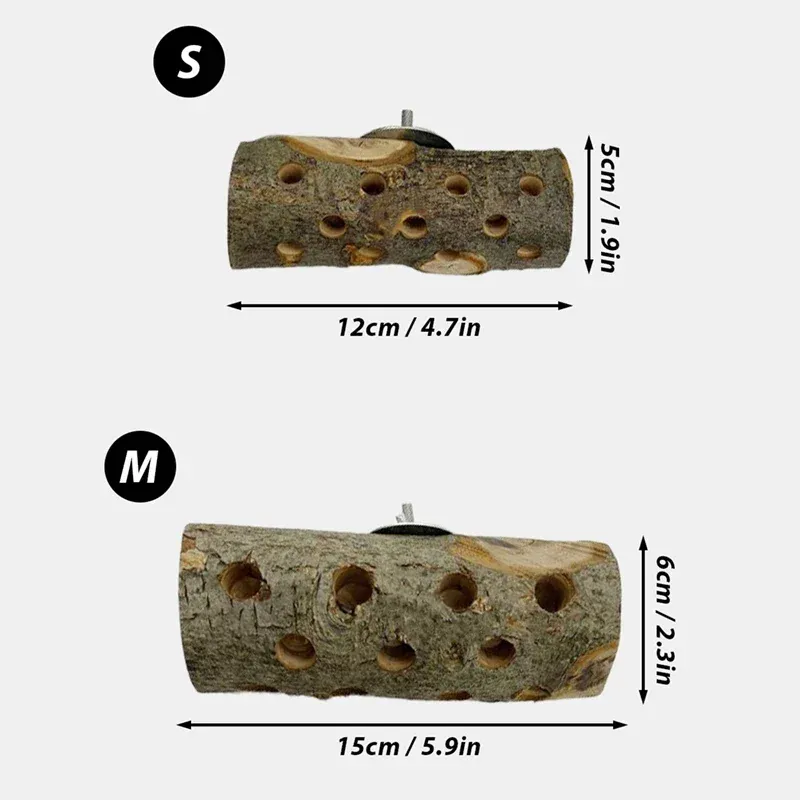 Apple Wood Chew Toy for Small Pets 5