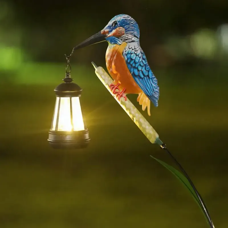 Solar Hummingbird Garden Light 3