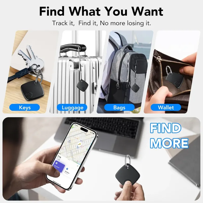 Air Tag Bluetooth Tracker with Lanyard 5
