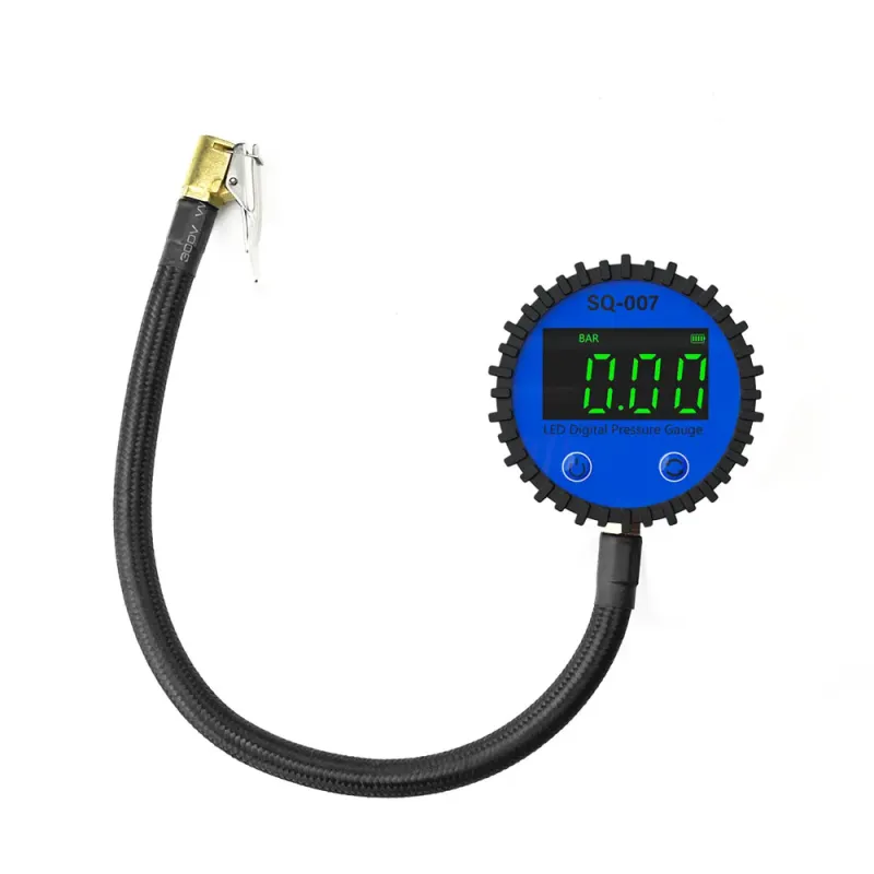 LED Digital Tire Pressure Gauge with Hose 6